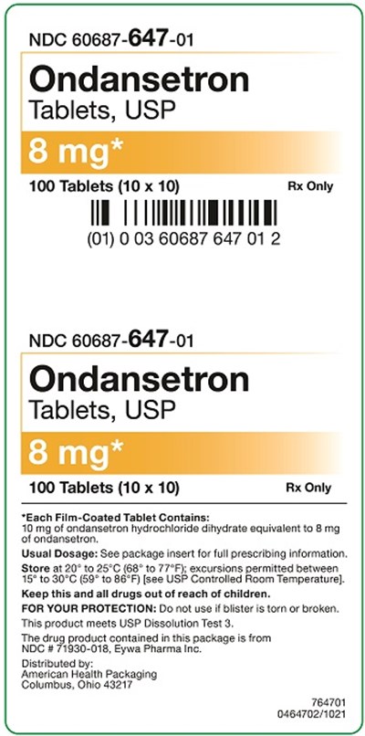 8 mg Ondansetron Tablets Carton - 8 mg Carton